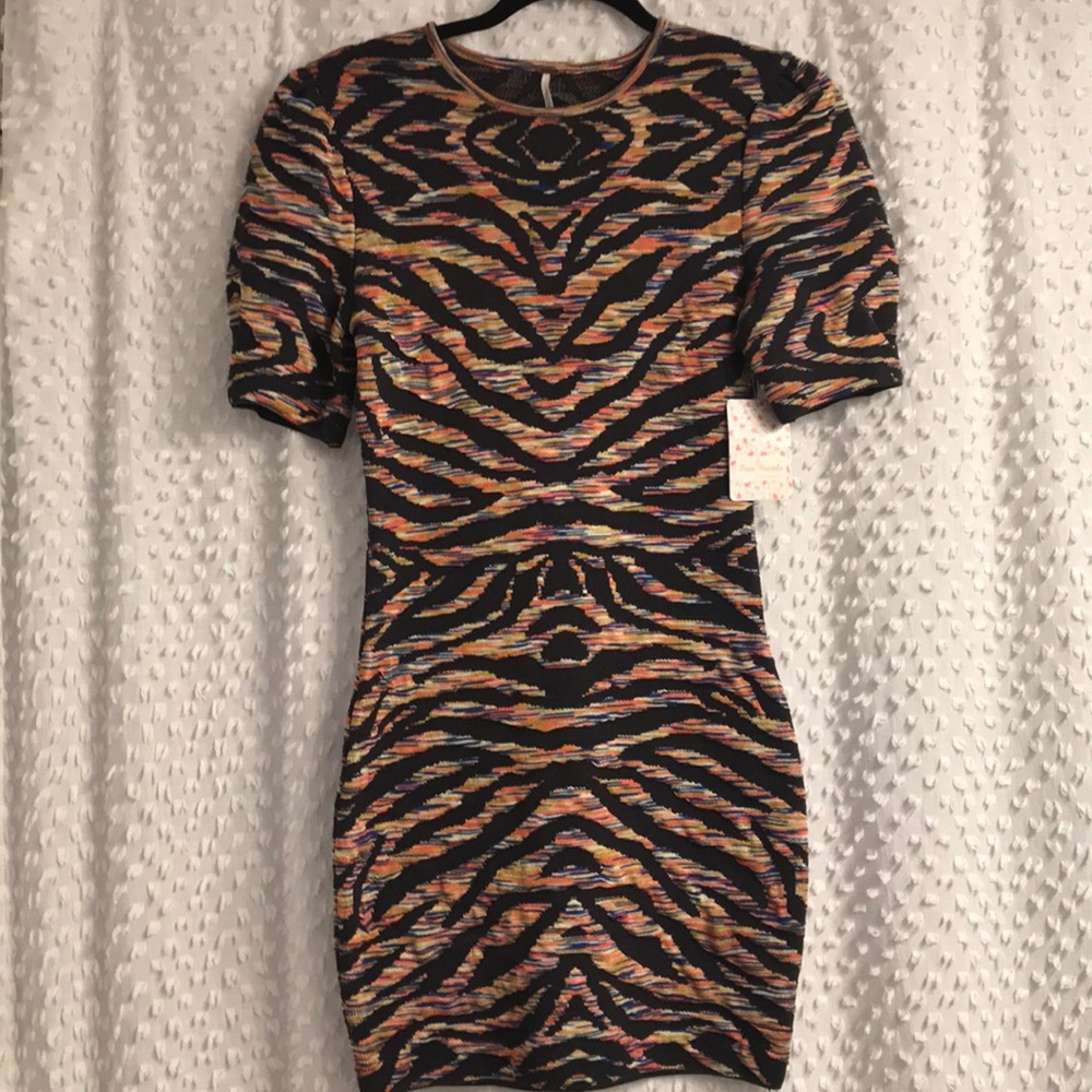 Free People Take Me Print Dress